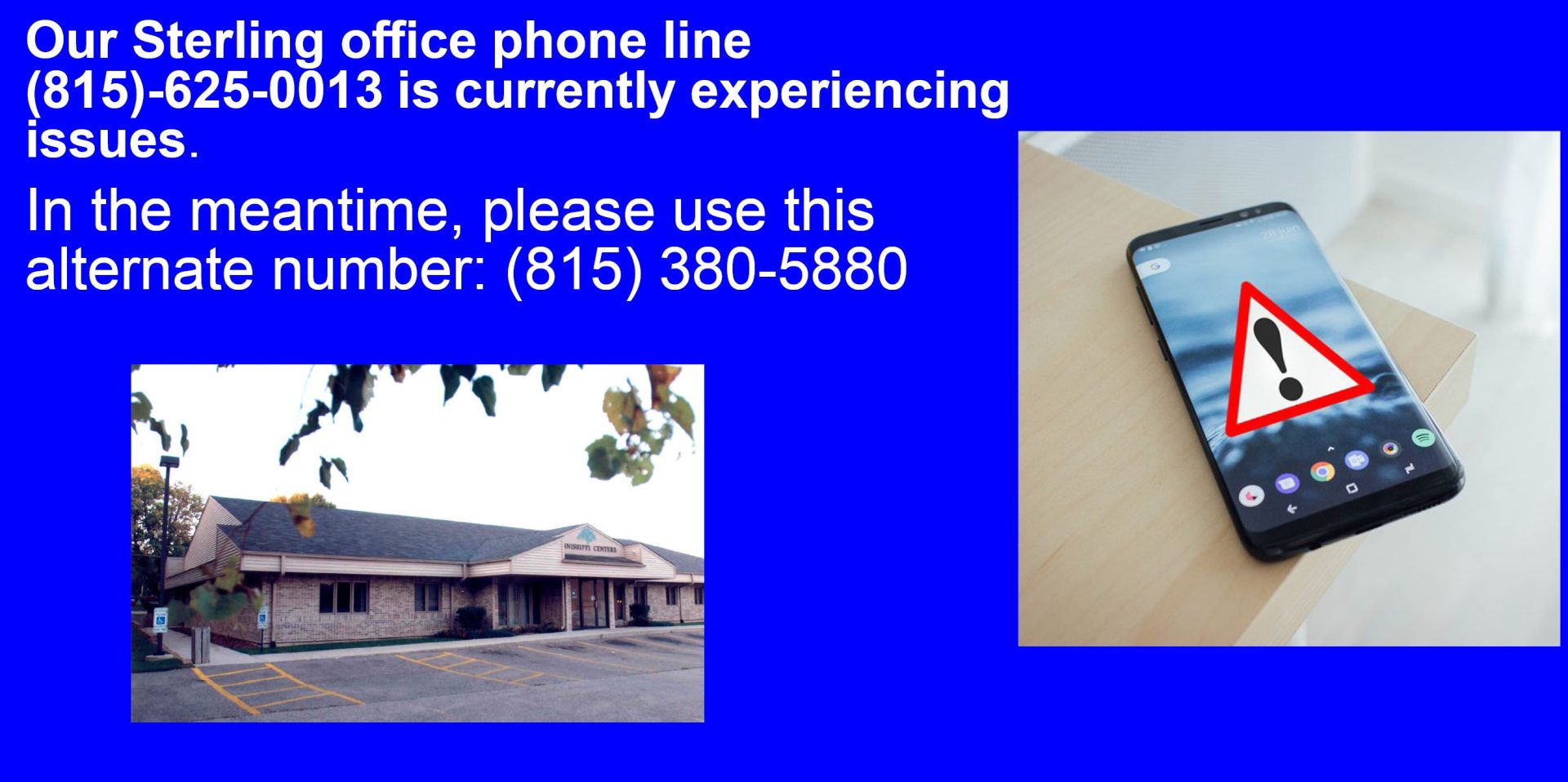TELEPHONE ISSUES STERLING OFFICE 06182026
